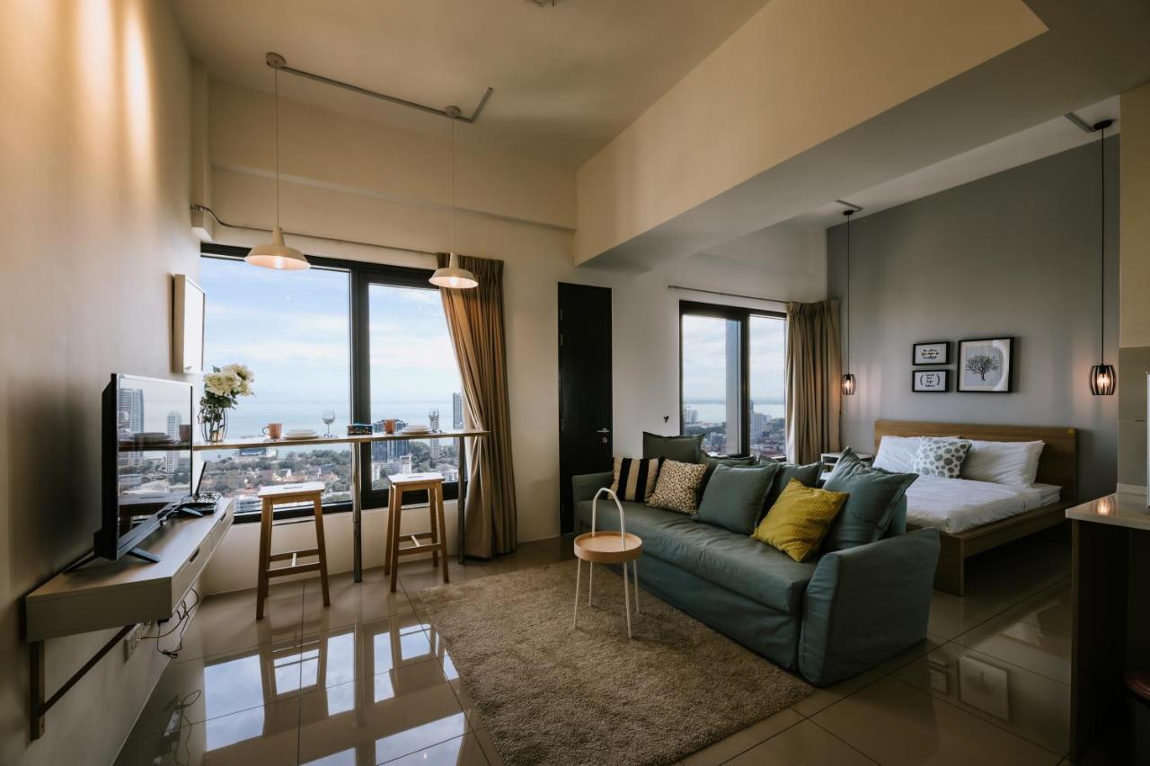 Muji Studio 2 - Seaview At 218 Tropicana Near Komtar Food Heaven With Netflix & Tv Box Georgetown Exterior foto